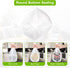 Clear Trash Bags - 100 Clear 2.6 Gallon Small Garbage Bags?white? for home office kitchen Trash Can Bathroom Bedroom...