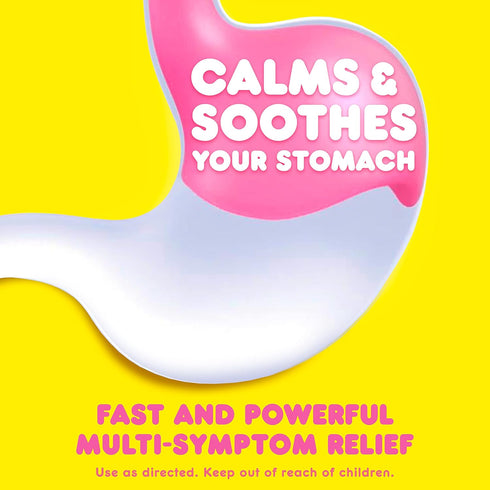 Pepto Bismol Original Liquid 5 Symptom Medicine - Including Upset Stomach and Diarrhea Relief 8 oz (Packaging May Vary)...