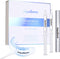 AquaSonic Power Bright Teeth Whitening 3-in-1 Kit | 2 Whitening Gel Syringes | 1 Blue LED Light Mouthpiece | 1 Whitening Pen | Easy Safe Fast Resu...