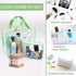 APREUTY Clear Makeup Bags, TSA Approved 6 Pcs Cosmetic Makeup Bags Set Clear PVC with Zipper Handle Portable Travel Luggage Pouch Airport Airline ...