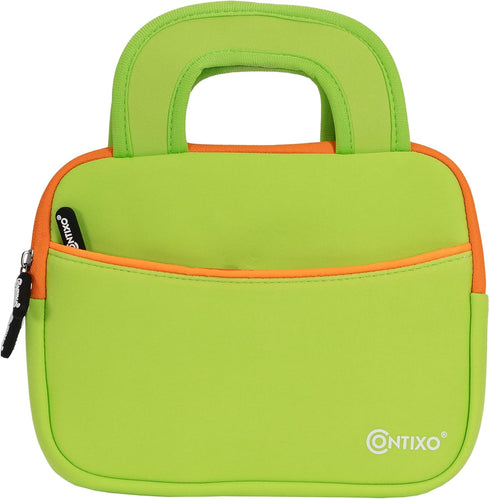 Contixo 7" Tablet Sleeve Bag - Compatible with Contixo V8/V9 Kids Tablets - Shockproof & Water-Resistant Protective Case with Accessory Pocket - G...