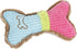 Blue-Pink Pet Plush Chew Product Teeth Cleaning Bite Resistant Dog Accessory Bone Shape Dog Training Chew Toy for Dog Accessories Supplies...