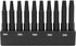 Double Square 8 Point Star Bit Set. Railer Premium S2 Steel 2 Inch 8 Spline Double Square Bit Set With A Storage Bit Holder (10pc Set)...