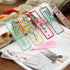 XINSHUN Embroidery Bookmark with Cute Patterns,Transparent Organza Bookmark,Embroidery Kit Christmas Gift for Adults Kids(elegant,1 pack)...