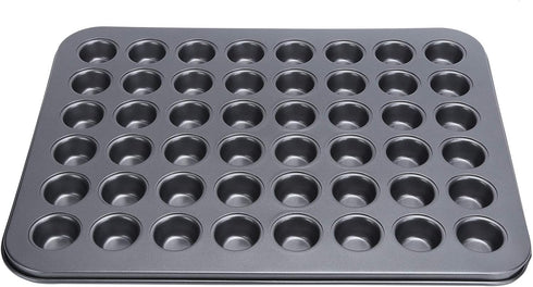 Fdit Bakeware Cupcake And Muffin Pan 48Cup NonStick Mini Round Cupcake Pan Tray Baking Bakeware Cooking Accessory Make Complete And Beautiful Cake...