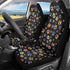 Dog Paw Front Seat Cover for Women Men Tie Dye Bucket Seat Cover Seat Protectors Cushion for Car, SUV & Truck, Washable Car Accessories...