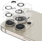 Sinjimoru iPhone 15 Series Anti-Light Scatter Tempered Glass Lens, Camera Lens Protector for iPhone 15 Pro/15 Pro Max Phone Lens Protector. Lens G...