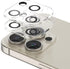 Sinjimoru iPhone 15 Series Anti-Light Scatter Tempered Glass Lens, Camera Lens Protector for iPhone 15 Pro/15 Pro Max Phone Lens Protector. Lens G...