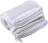 Segarty Filter Media Bags, 10PCS 11.7x7.8 Inch Aquarium Nylon Mesh Bags with Plastic Zipper, Fish Tank White Net Bags for Pellet Carbon, Bio Balls...
