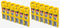 AAA Battery Storage Caddy (2 Pack), Yellow, Holds 6 AAA Batteries, (Not Included), The Original Battery Caddy, Made in The USA...