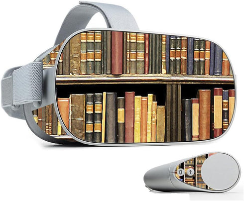 MightySkins Skin Compatible with Oculus Go Mobile VR - Books | Protective, Durable, and Unique Vinyl Decal wrap Cover | Easy to Apply, Remove, and...