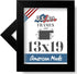 13x19 - Inch Picture Frame, Smooth Wrapped Finish, 1.25 - Inch Wide Flat, Satin Black, 100% American Wood Composite MDF...