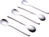 Miupoo Spoons,Stainless Steel Long handled soup spoons,Silver,10 Piece (8.7x1.6 Inches)...