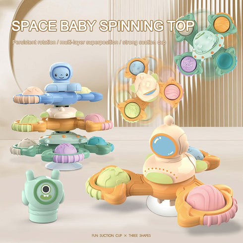 3PCS Suction Cup Spinner Toy for Baby, Baby Toys, Fidget Toys, Bath Toys, 2 Year Old Toys for Boy Girl, Easter Gift , Toys for 2 3 Year Old Boys G...