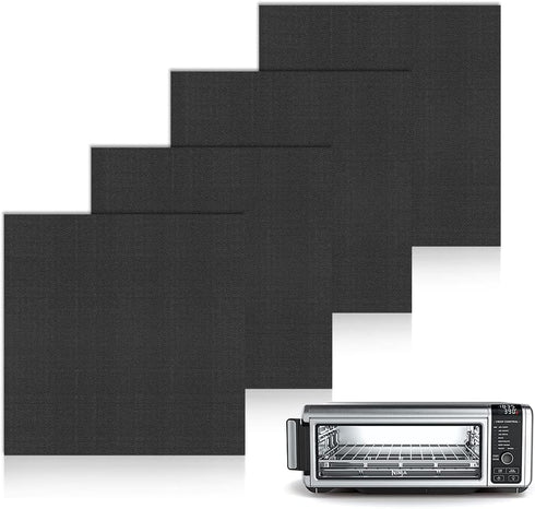 4 Pack Air Fryer Liners for Ninja Flip Toaster Oven & Air Fryer, Non-stick Reusable...