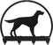 SWEN Products Gordon/English Setter Metal Key Chain Hanger - Leash Holder...