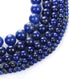 8MM Natural Lapis Lazuli Blue Gemstone Good Luck Stone Bulk for Jewelry Making DIY Gifts for Women (8mm, Lapis Lazuli)...