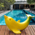 Lhocm Cute Banana Dolphin Home Decor Garden Statues, Funny Dolphin Ornaments Handmade Garden Gnomes for Garden, Home, Living Room, Office, Pool De...