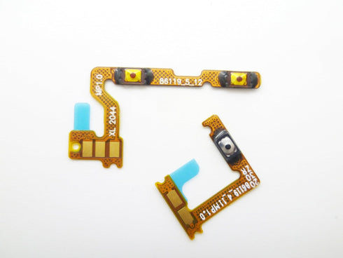 2X Power On Off Volume Side Button Key Flex Cable Connector Module Replacement Compatible with Samsung Galaxy A20S A207...