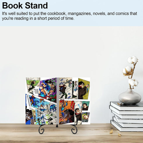 6 Pack Plate Stands For Display, Plate Holder 5 Inch, Picture Frame Stand of Metal, Frame Holder Stand and Artworks, Small Easel Stand for Book, T...