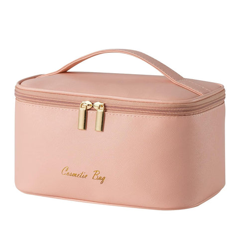KITENROM Preppy Makeup Bag Small Cosmetic Bags for Women Little Pouch Toiletry Organizer Case(Root Pink)...