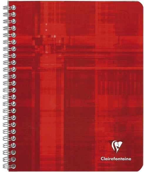 Clairefontaine Wirebound Notebook - Ruled w/margin 60 sheets - 6 1/2 x 8 1/4 - Sold Individually (Assorted Cover Color Chosen at Random)...