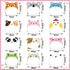 Yinder 24 Pads Cute Sticky Notes Cartoon Sticky Kawaii Sticky Notes Fun Sticky Notes Cute Notepads Sticky Note Pads Self Stick Memo Pad for Office...