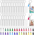Modacraft 120Pcs Sublimation Keychain Blanks Bulk Set with Rectangle Sublimation Blanks Tassels Keychain Rings & Jump Rings for DIY Keychain Craft...