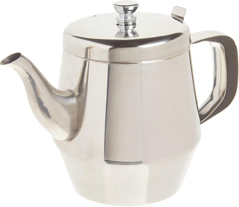 Winco Gooseneck Teapot, 32-Ounce,Stainless Steel,Medium...