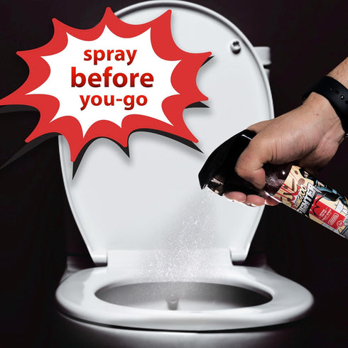 Cinnamon & Cedarwood 2oz - USA Made Before You Go Toilet Spray | Funny Bathroom Poop Air Freshener Odor Eliminator...