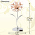 Matashi for Mom, Girlfriend - Sunflower Figurine, Rose Gold Crystal Studded Flower Figurines - Tabletop Showpiece for Grandma...