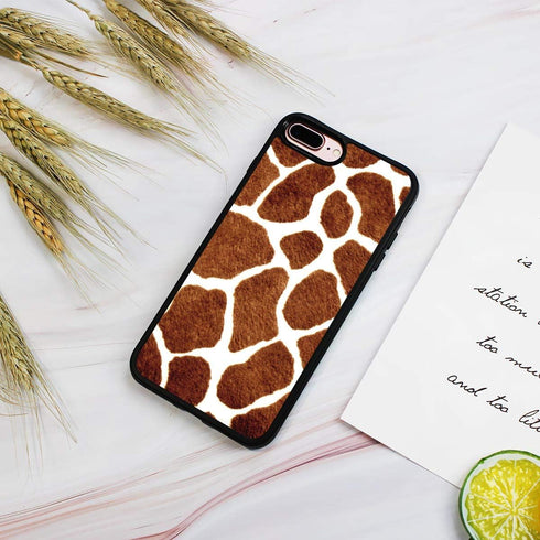 for iPhone 8 Plus, iPhone 7 Plus, Art Design Soft Back Case Phone Cover, HOT12232 Giraffe Pattern...