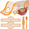 Silicone Bread Sling for Dutch Oven - 2 Pack Baking Mats with Silicone Brush and Storage Band, Non-Stick, Heat-Resistant & Easy to Clean, Reusable...