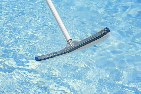 Poolmaster 20171 18-Inch Aluminum-Back Swimming Pool Brush, Classic Collection,Neutral...