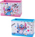 2PCS Stitch Collapsible Storage Foldable Cube Storage Box Stitch Desk Room Decoration Boxes Desk Baskets Winnie Makeup Holder Organizer for Gils W...