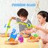 Bath Toys Baby Bath Essentials Fishing Pole Games Swimming Shark Grabber Water Table Pool Bath Time Infant Bathtub Toy Set Non Toxic Mold Free Bat...