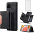 Asuwish Phone Case for Samsung Galaxy A42 5G Wallet Cover with Tempered Glass Screen Protector and Credit Card Holder Stand Leather Cell Accessori...