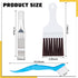 Air Conditioner Condenser Fin Cleaning Brush 3 Pieces,Stainless Steel Straightener Coil Comb Brush,Refrigerator Coil Cleaning Whisk Brush Tool Set...