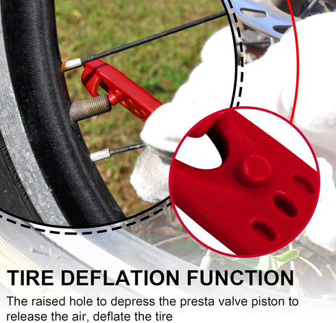 6Pcs Compact Roadside Bicycle Tyre Levers Tool for Inner Tube Tire, 4.1 x 0.76 x 0.48 in, Solid Reliable Plastic Bike Tire Spoons Set, Lightweight...