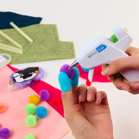 Adtech Mini Lo Low Temp Hot Glue Gun Combo Pack, White...