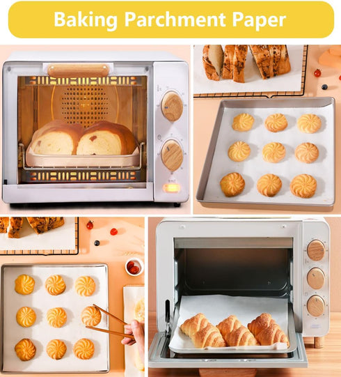 50 PCS 8 x 8 Inch Parchment Paper Baking Sheets for Cookies, Food Basket Liners, Air Fryer, Grilling Rack, Oven Non-Stick Precut Wax Paper Sheets ...