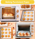 50 PCS 8 x 8 Inch Parchment Paper Baking Sheets for Cookies, Food Basket Liners, Air Fryer, Grilling Rack, Oven Non-Stick Precut Wax Paper Sheets ...