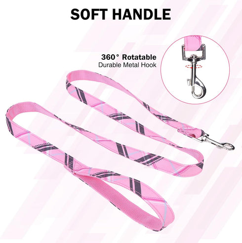 Small Dog Collar and Leash Set, Dog Collars for Puppy Medium Dogs, Adjustable Pet Collar for Doggie XS S M Breed Boys or Girls Chihuahua, Yorki, B...