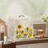 Sunflower Coffee Maker Cover Dustproof Waterproof Fabric Small Kitchen Appliances Covers Stand Mixer or Coffee Machine Fingerprint Protection Cove...