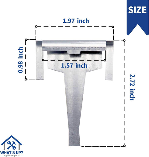 What's Up? 1-4 Pieces Authorized Factory Replacement DA61-06796A Clip Drain Samsung Compatible with DA61-06796A, AP5579885, 2683163 (2 pieces)