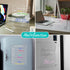 2PCS Small Desktop Whiteboard, Magnetic Acrylic Dry Erase Board for Desk, 12x8" Clear Acrylic Calendar Fridge Weekly Planner with Stand and Marker...