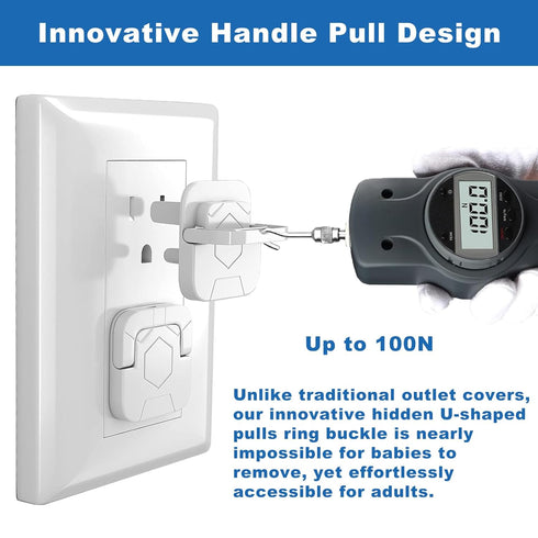 Outlet Covers Baby Proofing Plug - 60 Pack Socket Safety Plug Covers Electrical Outlets Cover Child Proof Protectors for Kids Home Safety 3-Prong ...
