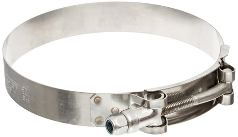 HPS Performance Stainless Steel T-Bolt Hose Clamp Size # 108, fit 4" ID hose SSTC-108-116 Polish 4.25"-4.57" (108mm-116mm)...