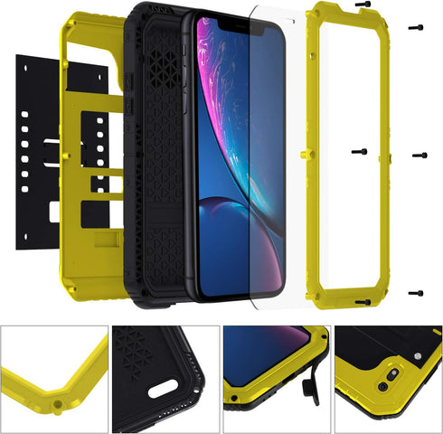 seacosmo Waterproof for iPhone XR Case with Built-in Screen Protector, 360 Full Body Protective Military Grade Rugged Shockproof Case Cover for iP...