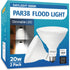 PAR38 LED Outdoor Flood Light Bulbs 2 Pack?Dimmable 20W(200W Equivalent) E26 Base Flood Light Bulbs,5000K Daylight 1800 Lumens LED Flood Light for...